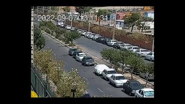 حمله با تبر برای سرقت خودرو + فیلم